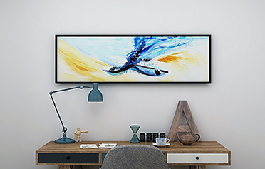 北歐風格客廳沙發背景墻裝飾畫 -炫彩