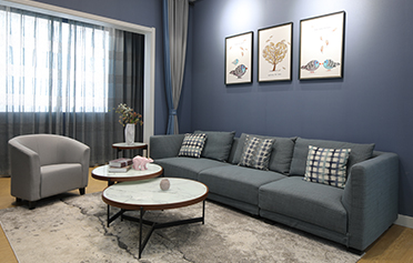 現代簡約風大小戶型客廳圓形茶幾808